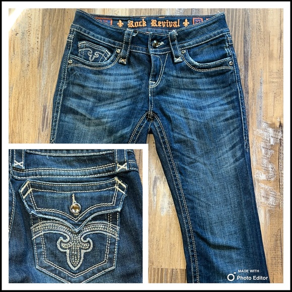 Rock Revival - 27 - EUC - Deborah Bootcut - Worn a few times, look new. - Picture 1 of 8